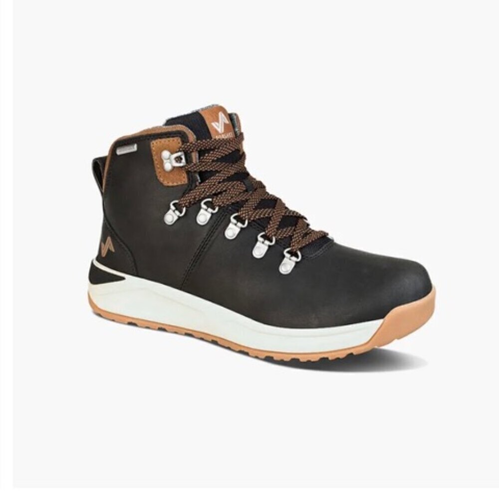 Men's Black and Tan Athletic Hiking Sneaker Boot